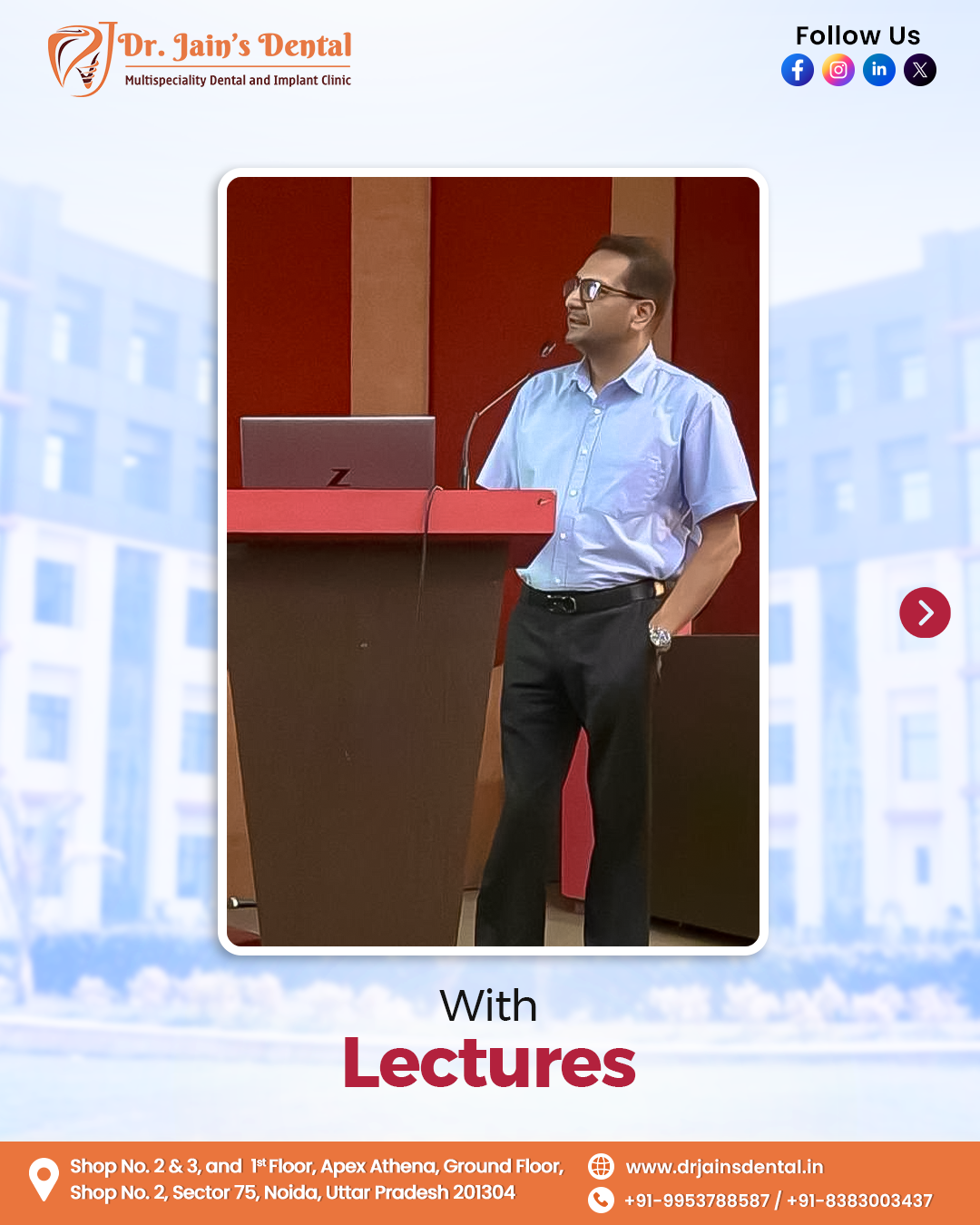 Privileged to contribute as a speaker at the Comprehensive Implant Program held at ITS Centre for Dental Studies and Research on 12th–13th May.