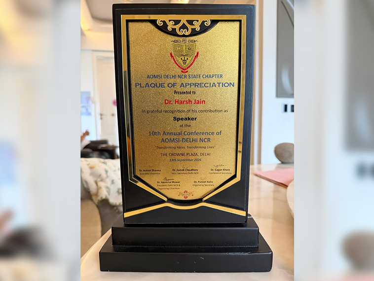 Honoured to share insights on Zygomatic Implants and advancing modern implant dentistry at the 10th AOMSI Delhi NCR State Chapter Conference — 13 September 2026.