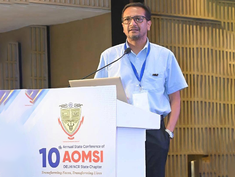 Honoured to share insights on Zygomatic Implants and advancing modern implant dentistry at the 10th AOMSI Delhi NCR State Chapter Conference — 13 September 2026.